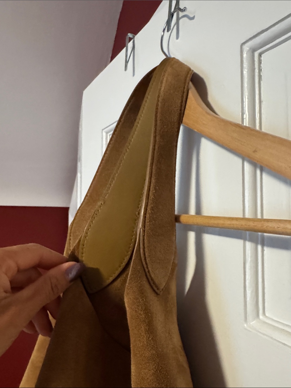 Polo by Ralph Lauren Brown Suede Tote Bag - Picture 5 of 12